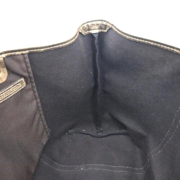 GUCCI Crystal GG Pattern Shoulder Tote Bag Coating Canvas Leather Brown 30YH545 - Picture 12 of 16